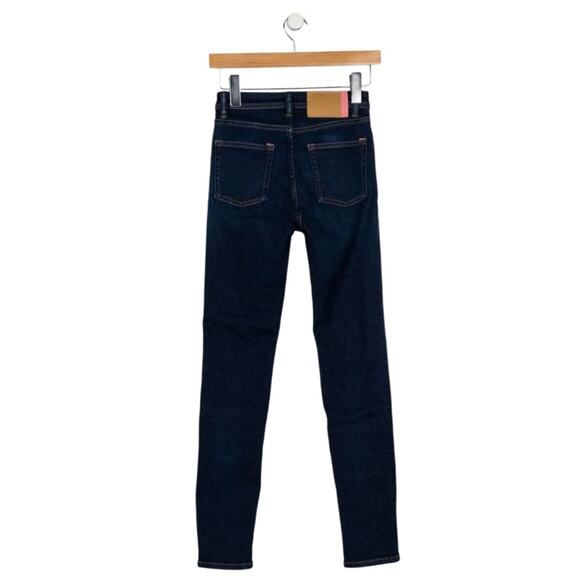 Acne Studios Bla Konst High-Rise Skinny Leg Jeans Size 24W 32L - Picture 4 of 8